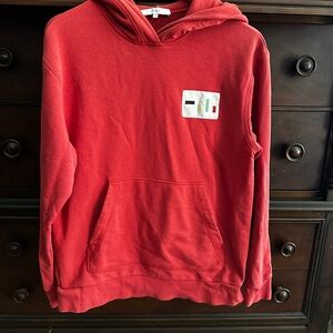 Tibi Red Hoodie Sweater